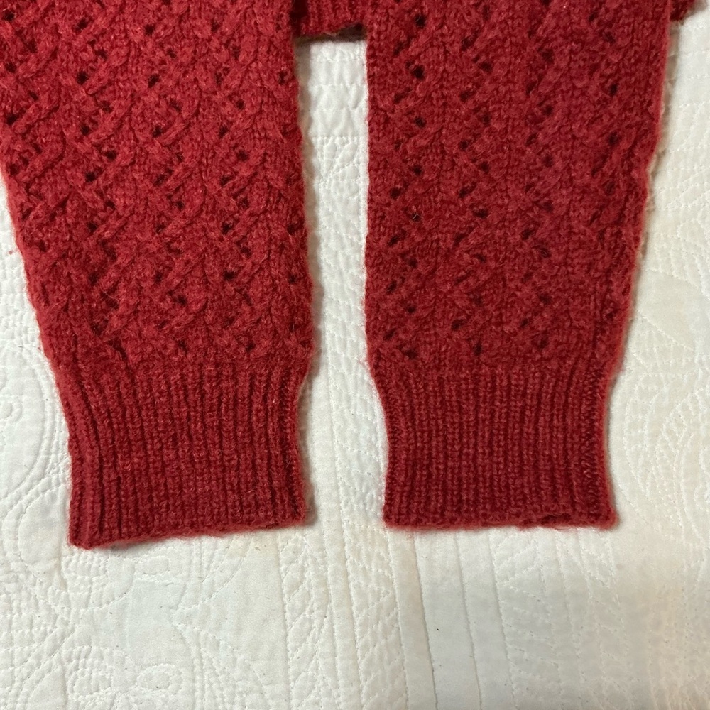 REBECCA TAYLOR CHAINETTE ALPACA WOOL SWEATER XL - Picture 13 of 14